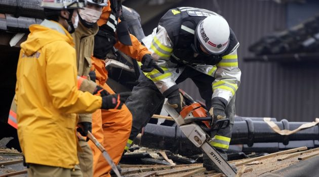 Ιαπωνία-σεισμός: Στους 126 οι νεκροί – Οι κακές καιρικές συνθήκες δυσχεραίνουν το έργο των διασωστών