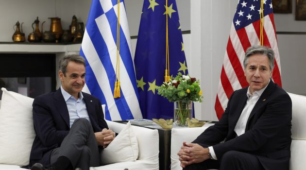 Μπλίνκεν σε Μητσοτάκη: Δεν θυμάμαι καμία άλλη εποχή όπου οι σχέσεις ΗΠΑ και Ελλάδας υπήρξαν πιο ισχυρές