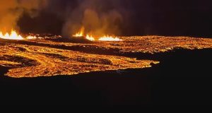 Έκρηξη ηφαιστείου στο νοτιοδυτικό τμήμα της Ισλανδίας (video)
