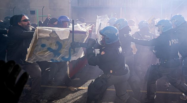 Ιταλία: Συγκρούσεις διαδηλωτών κατά του πολέμου στη Γάζα με την αστυνομία