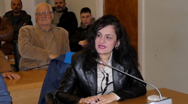 Η Αμαλία Βούλγαρη σε εκδήλωση για την οπαδική βία στο Αγρίνιο (Video – Photos)