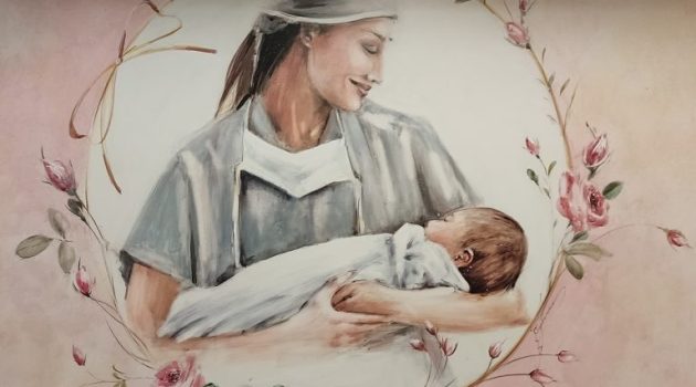 Αγρίνιο: Το «ευχαριστώ» της Μαιευτικής Κλινικής του Νοσοκομείου προς τον Ζωγράφο Γεώργιο Ξευγένη (Photos)