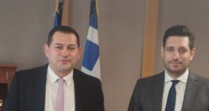 Συνάντηση του Θ. Βασιλόπουλου με τον Υφυπουργό Ψηφιακής Διακυβέρνησης, Κ.…
