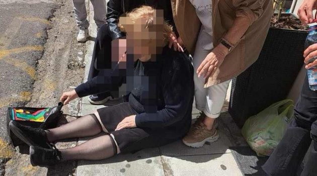 Ακόμη μια πτώση στο Αγρίνιο – Γυναίκα τραυματίστηκε στη Σπύρου Τσικνιά (Photo)