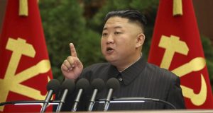 Ο Βορειοκορεάτης ηγέτης Κιμ Γιονγκ Ουν συγχαίρει τον Βλαντίμιρ Πούτιν…