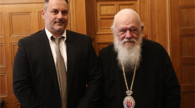 Τον Αρχιεπίσκοπο Ιερώνυμο προσκάλεσε στις Εορτές Εξόδου ο Δήμαρχος Ι.Π. Μεσολογγίου (Photos)