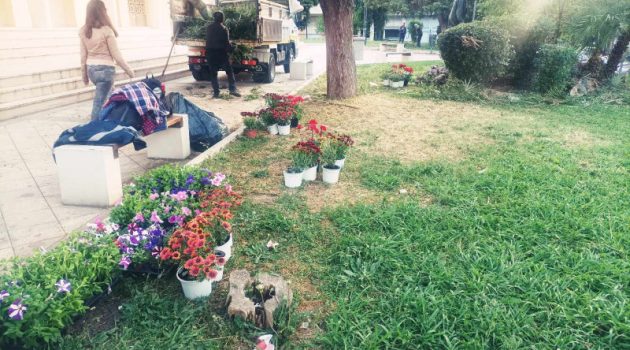 Αγρίνιο – Άγιος Χριστόφορος: Εργασίες και κηπουρική ανάπλαση ενόψει της Εορτής του Πολιούχου (Photos)