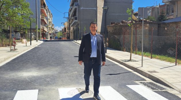 Δήμος Αγρινίου: Ολοκληρώθηκαν οι εργασίες στην Οδό Σμύρνης (Photos)
