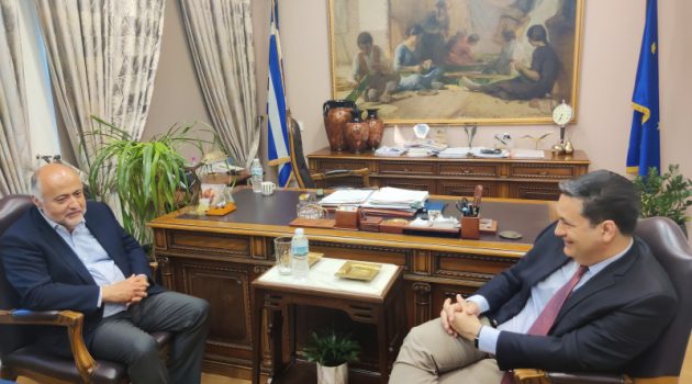 Δημαρχείο: Ο Γιώργος Παπαναστασίου συναντήθηκε με τον Δημήτρη Τσιόδρα (Photos)
