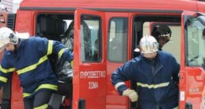 Ι.Χ. κάηκε ολοσχερώς το πρωί του Σαββάτου, 4 Ιανουαρίου στα Αμπέλια Παρακαμπυλίων, στο Αγρίνιο.