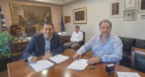 Ο Γιώργος Παπαναστασίου υπέγραψε για την ανάπλαση της βορειοανατολικής εισόδου της πόλης του Αγρινίου.
