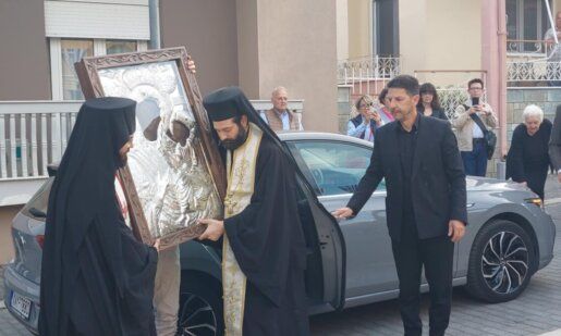 Ο Ιερός Ναός Αγίου Χριστοφόρου Αγρινίου την 4η Μαΐου υποδέχθηκε την Ιερή Εικόνα της Παναγίας Φανερωμένης.