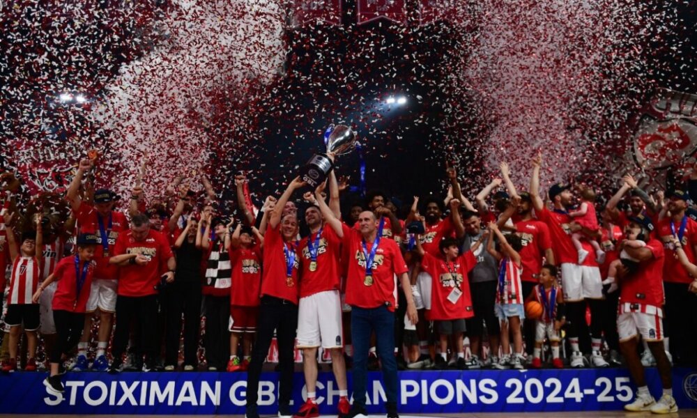 Στη GBL ο Ολυμπιακός αναδείχθηκε Πρωταθλητής με 3-1 στο Σ.Ε.Φ. με τα πυροτεχνήματα να είναι πολλά ακόμη και στην Κατούνα!