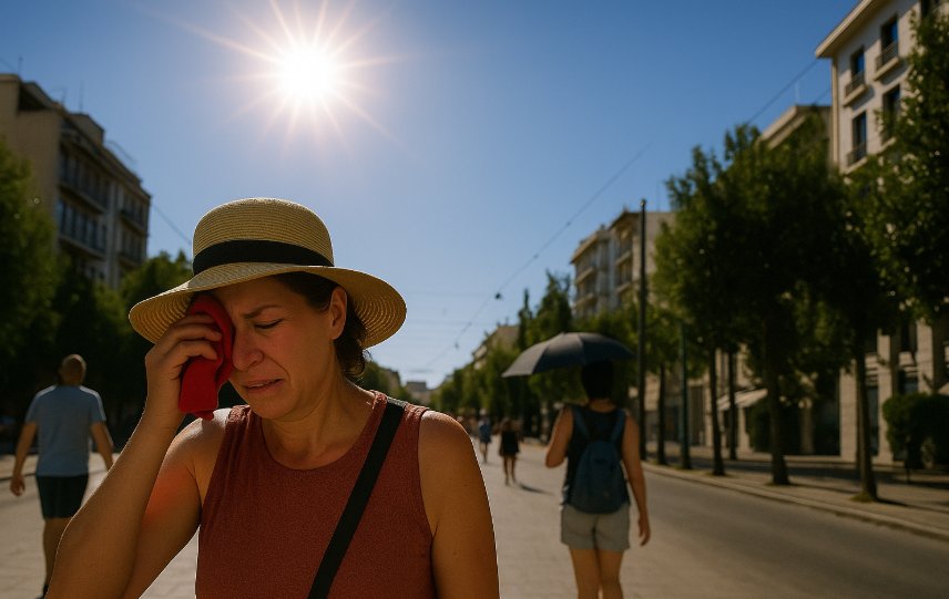 Φαίνεται πως ήρθε ο καιρός που η θερμοκρασία είναι σταθερά πάνω από τους 40 βαθμούς Κελσίου σε Αγγελόκαστρο, Αγρίνιο και Γαβαλού.