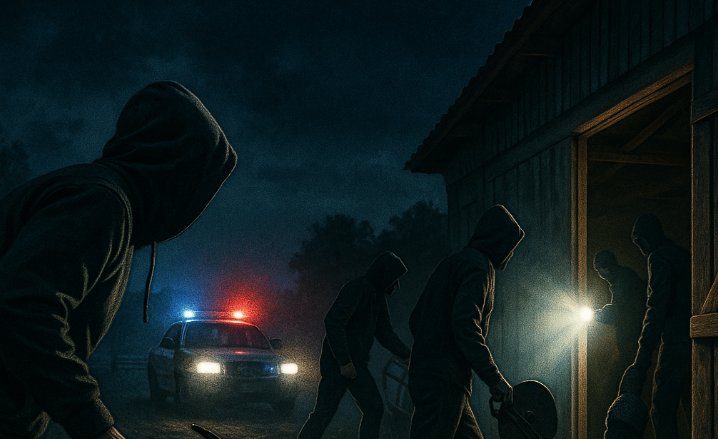 Μπαράζ συλλήψεων στη Βόνιτσα για απόπειρα κλοπής από αγρόκτημα, σε επιχείρηση που πραγματοποιήθηκε από Αστυνομικούς του Τμήματος.