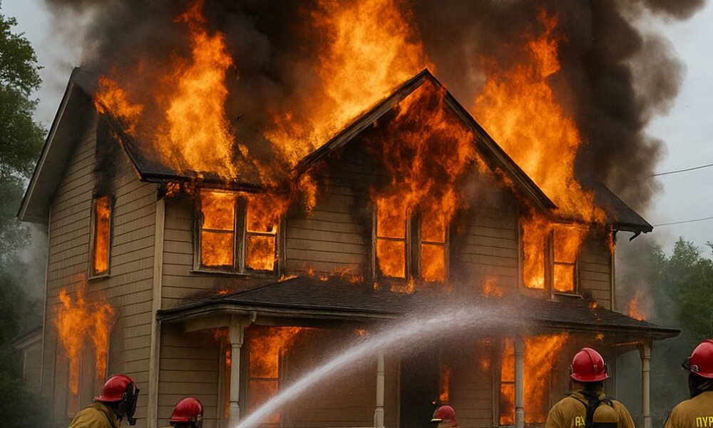 Ο Πέτρος Φιλιππίδης έζησε πολύ δύσκολες στιγμές όταν κάηκε το σπίτι του και ο ίδιος ήταν μέσα αν και πρόλαβε να βγει.