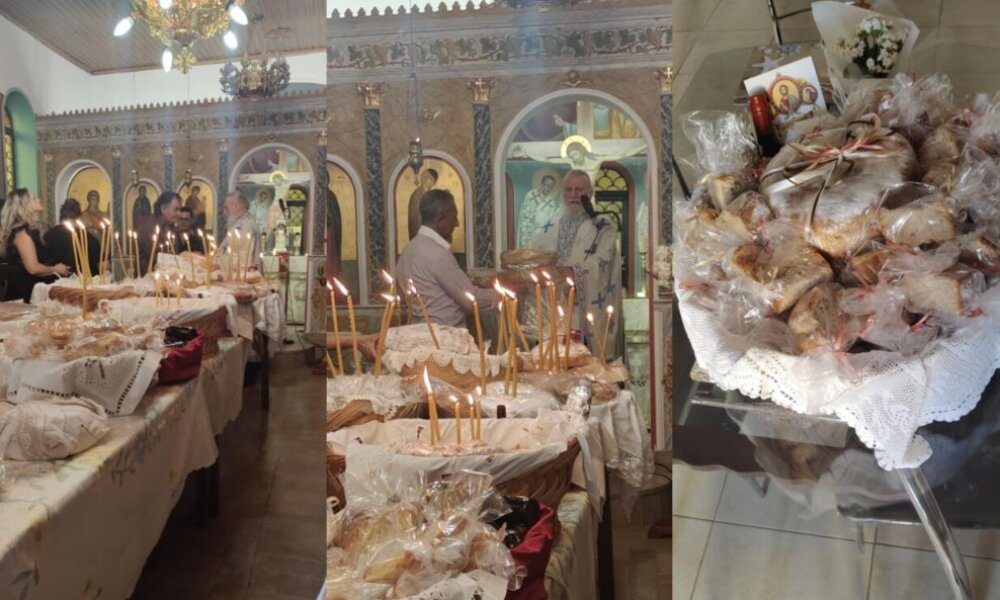 Στην Καμαρούλα Αγρινίου με ευλάβεια και κατάνυξη τελέστηκε την 25η Ιουλίου ο Εσπερινός της Αγίας Παρασκευής.