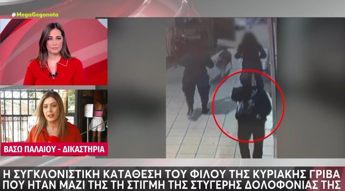 Η Κυριακή Γρίβα δολοφονήθηκε έξω από το Α.Τ. Αγίων Αναργύρων - Η συγκλονιστική κατάθεση του φίλου της για τη στιγμή της δολοφονίας της Αγρινιώτισσας