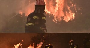 Φωτιά ξέσπασε στον Ωρωπό ενώ στη Μαλακάσα έχει δρομολογηθεί προληπτική εκκένωση της Δομής Μεταναστών.