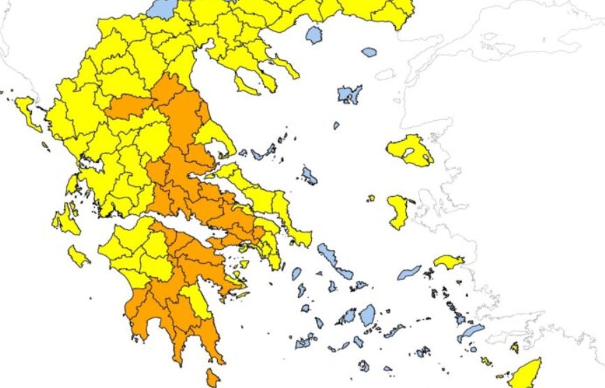 Η Π.Δ.Ε. γνωστοποιεί πως ο κίνδυνος πυρκαγιάς την Τρίτη (08/07) είναι πολύ υψηλός σε περιοχές της Δυτικής Ελλάδας.