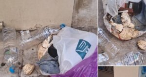 Ο Αντιδήμαρχος Αγρινίου Χρήστος Γούλας είναι έξω φρενών με τα σκουπίδια στην είσοδο πολυκατοικίας, τα οποία μάζεψε ο ίδιος.