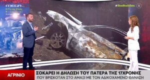 Θανατηφόρο τροχαίο στο Αγρίνιο: Ερευνάται εμπλοκή τρίτου Ι.Χ. – Η 17χρονη φέρεται να είχε υποστεί κολικό εντέρου.