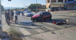 Ένα νέο τροχαίο σημειώθηκε την 18η Ιουλίου στη Μεγάλη Χώρα Αγρινίου - Κλήθηκε προληπτικά και ασθενοφόρο του Ε.Κ.Α.Β.