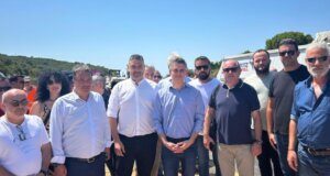Ο Χρίστος Δήμας πραγματοποίησε αυτοψία στο έργο κατασκευής και αναβάθμισης της οδικής σύνδεσης Βόνιτσας - Λευκάδας.