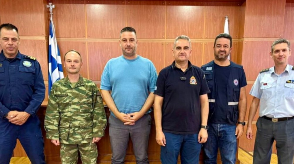 Στο Μεσολόγγι το πρωί της 9ης Αυγούστου πραγματοποιήθηκε έκτακτη σύσκεψη της Πολιτικής Προστασίας για τον υψηλό κίνδυνο πυρκαγιών.