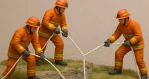 Στην Αμφιλοχία μια γυναίκα που έπεσε από γκρεμό είχε «Άγιο», ούτε ένας, ούτε δύο αλλά 6 Πυροσβέστες συμμετείχαν για τον απεγκλωβισμό της.