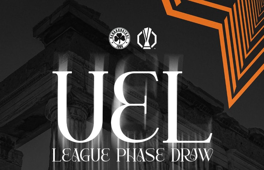 Ο Παναθηναϊκός στη League Phase του UEFA Europa League θα αντιμετωπίσει τη Ρόμα του Κώστα Τσιμίκα κι άλλες 7 ομάδες!