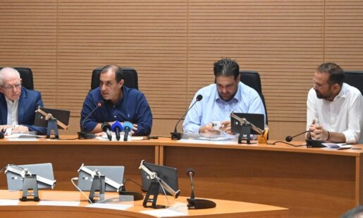 Ο Νεκτάριος Φαρμάκης στη σύσκεψη Φορέων για την αποκατάσταση είπε πως «όλοι μαζί θα κάνουμε τα πάντα για να μην κερδίσουν οι φλόγες».