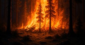 Και ο Κουβαράς Ξηρομέρου κινδύνεψε με τους Πυροσβέστες από Αγρίνιο και Αμφιλοχία να δίνουν «μάχη» με τις φλόγες, κάηκαν 10 στρέμματα.