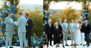 Ο Στέφανος Κασσελάκης δημοσίευσε φωτογραφίες από τον γάμο του με τον Τάιλερ Μακμπέθ λέγοντας πως «η ζωή είναι πολύ μικρή για να τη ζεις με φόβο...».