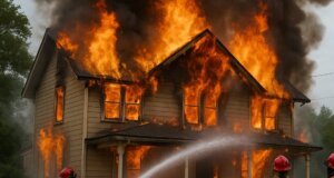 Στα Παλιάμπελα Βόνιτσας ξέσπασε μεγάλη πυρκαγιά τα ξημερώματα της 12ης Αυγούστου ενώ πληροφορίες αναφέρουν πως κάηκε κατοικία.