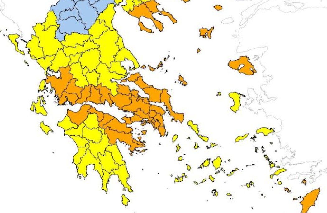 Η Περιφέρεια Δυτικής Ελλάδας ενημερώνει πως και την 16η Αυγούστου είναι πολύ υψηλός ο κίνδυνος πυρκαγιάς.