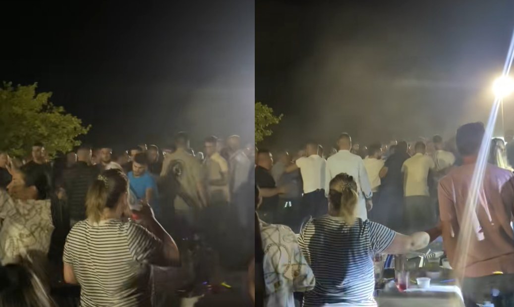 Στα Σιταράλωνα Θέρμου κι ενώ το πανηγύρι ήταν σε εξέλιξη σημειώθηκε συμπλοκή, διακόπηκε η εμφάνιση της Γωγώς Τσαμπά.