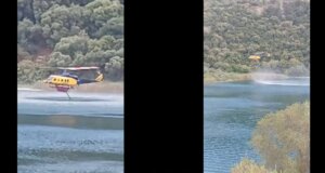 Στη Βόνιτσα 3 εναέρια μέσα στη «μάχη» με την αναζωπύρωση, βίντεο σχετικό ανήρτησε στο Facebook ο Μιχαήλ Γούδας.