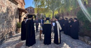 Στην Ιερά Μονή Εισοδίων Θετόκου Μυρτιάς τελέστηκε Αγιασμός την 15η Σεπτεμβρίου - Ξεκινούν έργα αποκατάστασης 2,3 εκατ. ευρώ.