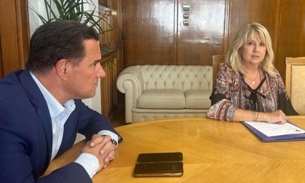 Η Άννα Μαστοράκου ως Αντιπεριφερειάρχης Δημόσιας Υγείας Δυτικής Ελλάδας συνάντησε τον Άδωνι Γεωργιάδη.