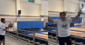 Ο Μανώλης Περιβόλας από τον Άγιο Κωνσταντίνο Αγρινίου κατάφερε να κλέψει την παράσταση εκτός παρκέ, με ένα βίντεο που έγινε γρήγορα... viral στα Social Media.
