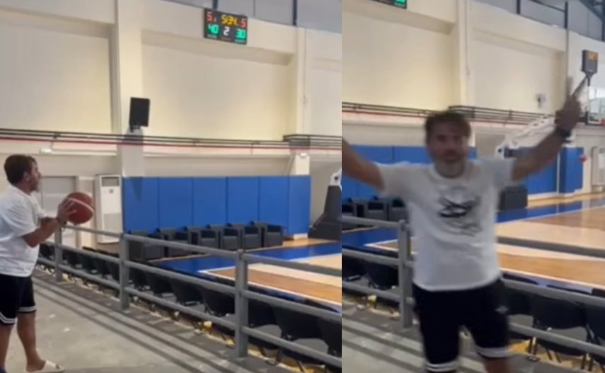 Ο Μανώλης Περιβόλας από τον Άγιο Κωνσταντίνο Αγρινίου κατάφερε να κλέψει την παράσταση εκτός παρκέ, με ένα βίντεο που έγινε γρήγορα... viral στα Social Media.