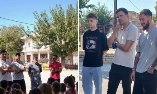 Η Π.Α.Ε. Παναιτωλικός έκανε γνωστό πως Μαρκόφσκι, Μαυρίας, Μλάντεν και Αποστολόπουλος επισκέφθηκαν το Δημοτικό Σχολείο Θεστιέων.