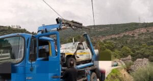 Τροχαίο σημειώθηκε την 19η Οκτωβρίου στο Κάστρο της Ναυπάκτου - Εκ θαύματος σώθηκε ο οδηγός από την εκτροπή του οχήματος του Δήμου.