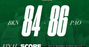 Ο Παναθηναϊκός την 9η Οκτωβρίου για τη Euroleague Basketball πήρε τη νίκη με τον Ναν στο φινάλε απέναντι στη Μπασκόνια!