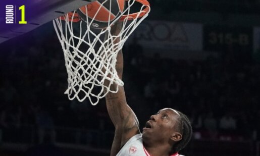 Κι ο Ολυμπιακός άρχισε με νίκη στη φετινή Euroleague Basketball αν και δυσκολεύτηκε τελικά επικράτησε της Μπασκόνια με 102-96.