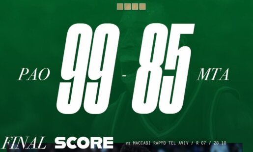 Για την 7η Αγωνιστική της Euroleague Basketball ο Παναθηναϊκός Aktor την 28η Οκτωβρίου είπε το δικό του «ΟΧΙ» στη Μακάμπι Τελ Αβίβ!