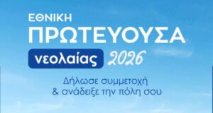 Ο Δήμος Θέρμου κοιτάζει μπροστά και θέτει υποψηφιότητα για την Εθνική Πρωτεύουσα Νεολαίας 2026.