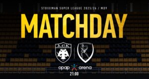 SL1 2025 - 2026 και η 9η Αγωνιστική ξεκίνησε με την αναμέτρηση Α.Ε.Κ. - Παναιτωλικός | Οι ενδεκάδες του μεγάλου παιχνιδιού