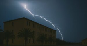 Στο Μεσολόγγι την Πέμπτη (27/11) κεραυνός έπεσε στο 2/39 Σύνταγμα Ευζώνων με αποτέλεσμα να μεταφερθούν στο Νοσοκομείο για προληπτικούς λόγους 4 άνδρες.